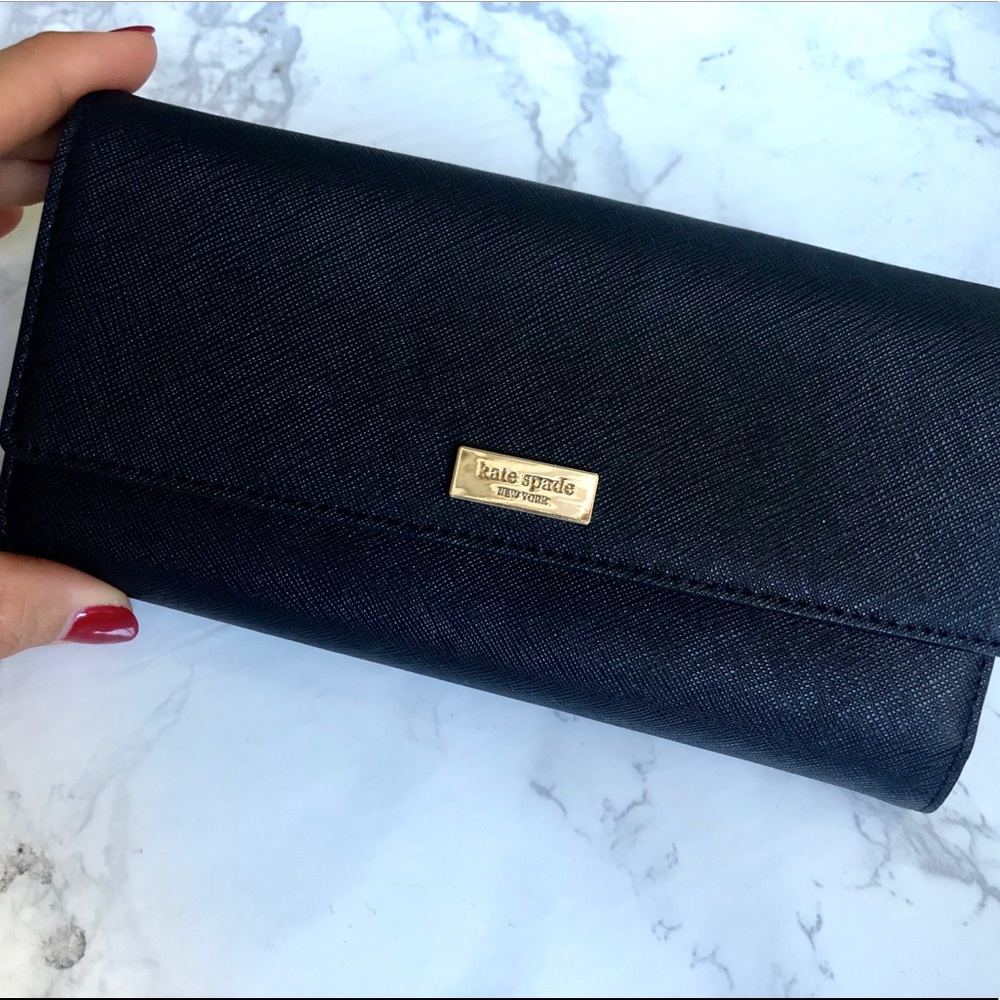 Kate Spade Black Newbury Lane Wallet